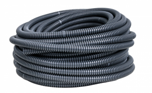 Rura karbowana typ 320N, 32/25mm, bez pilota, odporna na UV, samogasnąca, ciemnoszara, 25mb, 6110P, Pawbol