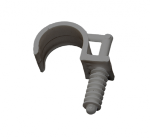 Uchwyt montażowy RING 25, szary, 100szt., H.7329, Pawbol