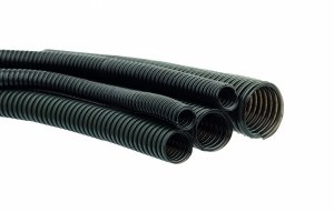 Rura karbowana samochodowa czarna rozcięta 20/14,5mm G.6152RP Pawbol (100mb)