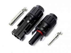 Złącze fotowoltaiczne męskie i żeńskie 4-6mm2, MC4, ELS