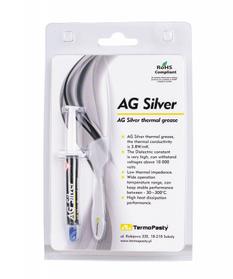Pasta termoprzewodząca Silver 3g AG AGT-107