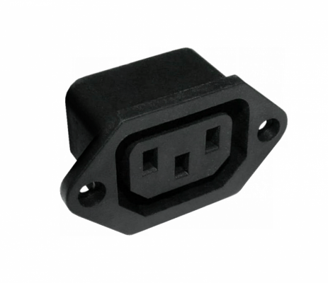 Gniazdo AC 3PIN montaż komput. Cabletech