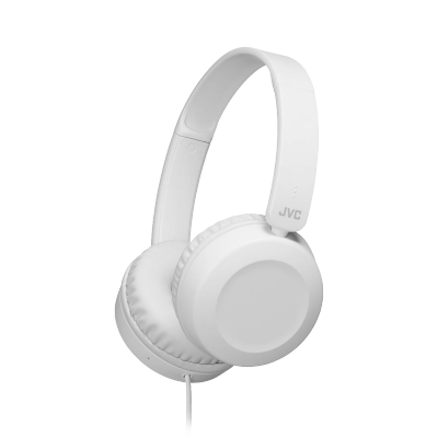 JVC HAS-31 WE Przewodowe słuchawki nauszne z pilotem i mikrofonem białe