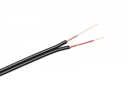 Kabel 2 x RCA-4mm czarny