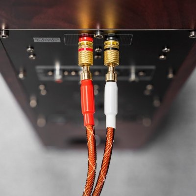 Kabel głośnikowy 3.0m Kruger&amp;Matz (wtyki banan)