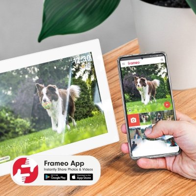 Cyfrowa ramka Kruger&amp;Matz na zdjęcia FRAMEO Wi-Fi 10,1&quot; biała