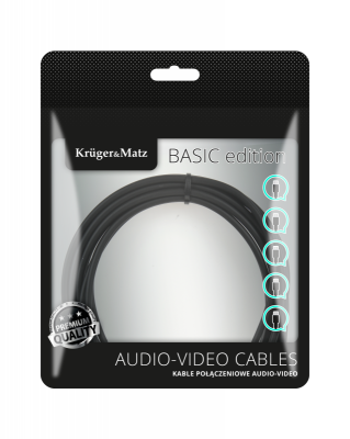 Kabel 2RCA-2RCA 10m Kruger&amp;Matz Basic