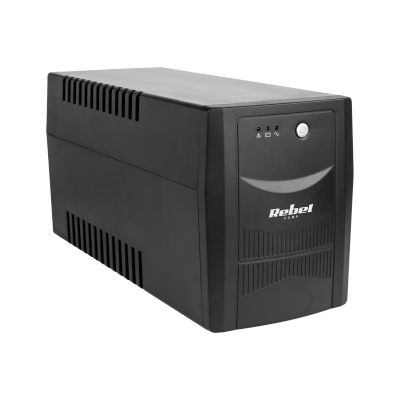 Zasilacz awaryjny UPS REBEL model Micropower 2000 (offline, 2000 VA / 1200 W, 230 V, 50 Hz)