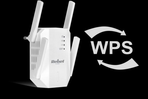 Repeater - wzmacniacz sieci bezprzewodowej 2.4+5 GHz Rebel