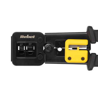 Zaciskarka wtyków przelotowych  RJ45, RJ12, RJ11