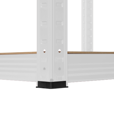 Regał metalowy magazynowy 180x90x40 biały Rebel RB-1251W