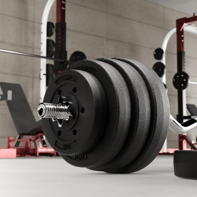 Obciążenie bitumiczne zestaw 30kg ( 8x1.25kg + 4x2.5kg + 2x5kg ), otwór 31mm,  REBEL ACTIVE