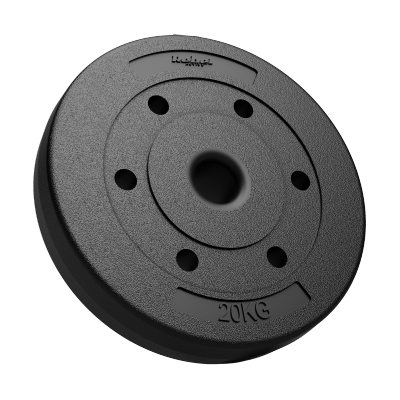 Obciążenie bitumiczne olimpijskie 20kg, otwór 51mm , REBEL ACTIVE