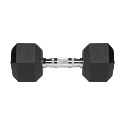Hantle żeliwne gumowane HEX 2x10 kg REBEL ACTIVE