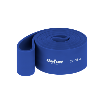Zestaw gum do ćwiczeń TPE - Power Band PT-S7, 4-82 kg, 7 gum TPE, REBEL ACTIVE