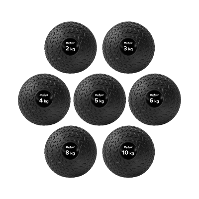 Mała piłka lekarska do ćwiczeń rehabilitacyjna Slam Ball 23cm 20kg, REBEL ACTIVE