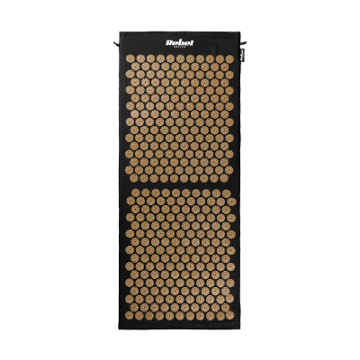 Mata zdrowotna ECO z kolcami do akupresury z poduszką, 110x42cm, XL, szare kolce,  Rebel Active