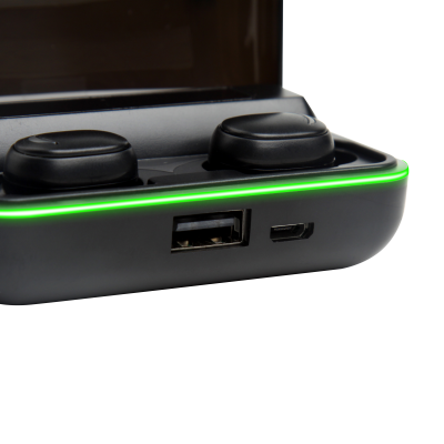 Słuchawki bezprzewodowe dokanałowe z powerbank Rebel SN-E10