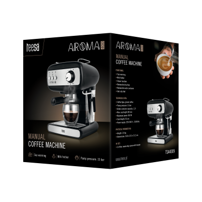 Kolbowy ekspres do kawy TEESA AROMA 400