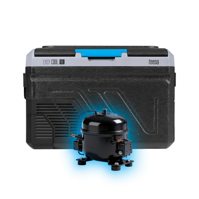 Profesjonalna lodówka turystyczna kompresorowa TEESA z funkcją mrożenia 40L DC12/24 AC 230V