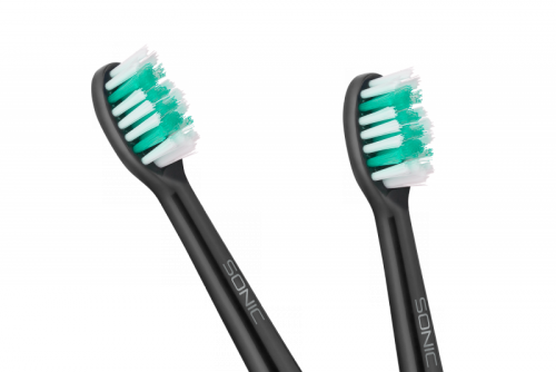 Główki do szczoteczki TEESA SONIC BLACK medium komplet