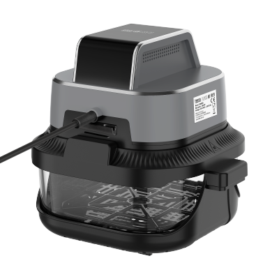 Frytkownica beztłuszczowa TEESA GLASS AIR FRYER 4L, 1,5 L, 1500W