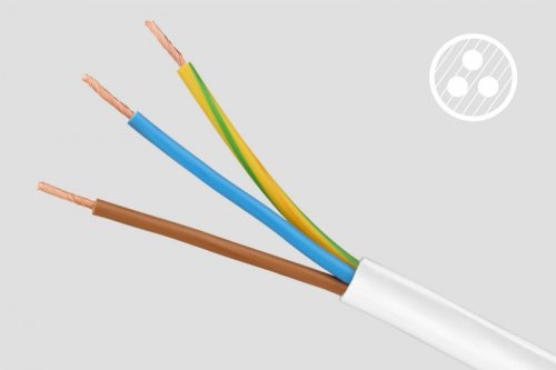 Przedłużacz sieciowy Rebel  3 gniazda + 2 gniazda USB, z wyłącznikiem - 3m