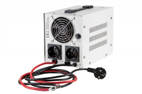 Zasilacz awaryjny KEMOT PROsinus-500  przetwornica z czystym przebiegiem sinusoidalnym i funkcją ładowania  12V 230V 500VA/300W