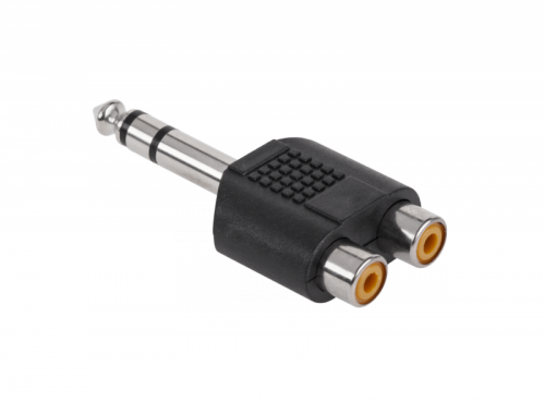 Złącze Jack 6.3 ST.-2xGN.RCA