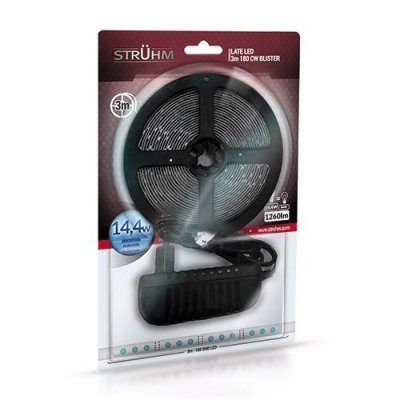 LATE LED 3m 180 CW BLISTER