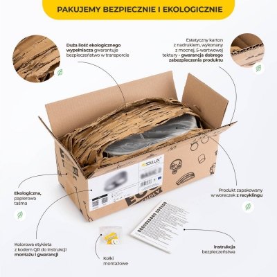 Lampa wisząca POMPELMO naturalne drewno