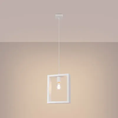 Lampa wisząca ARIES biała