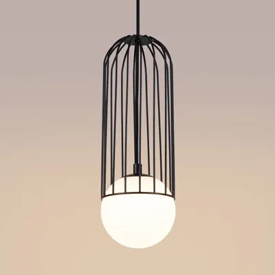 Lampa wisząca BRINA 1 czarna