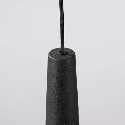 Lampa wisząca ELECTRA czarna beton