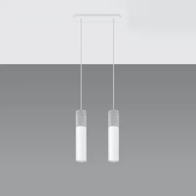 Lampa wisząca BORGIO 2 biały