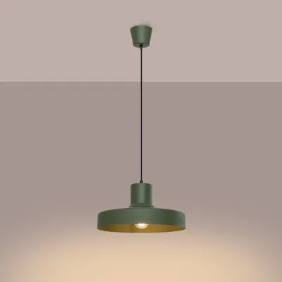 Lampa wisząca BILO zielona oliwka