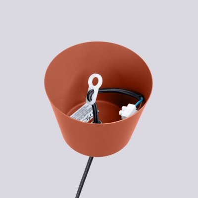 Lampa wisząca BILO ochra czerwona