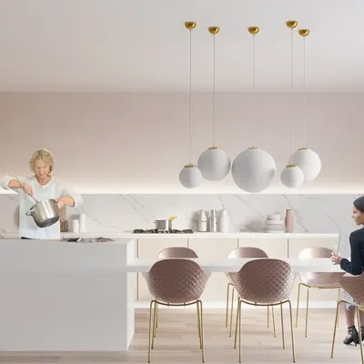 Lampa wisząca UGO 30 złota