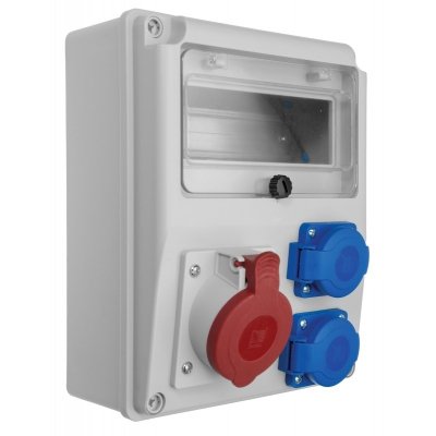 Rozdzielnica budowlana R-BOX 240 8S 1x16/5, 2x250V IP44 B.1801 Pawbol