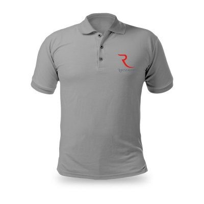 Koszulka polo szary melanż XXL