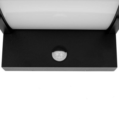 Projektor Oprawa Elewacyjna V-TAC 17W LED Czujnik Ruchu Czarna IP65 VT-11020S 4000K 2520lm