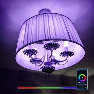 Żarówka LED SMART WiFi V-TAC 4.8W E14 Świeczka TUYA Alexa Google Home VT-5114-N RGB+2700K-6400K 450lm