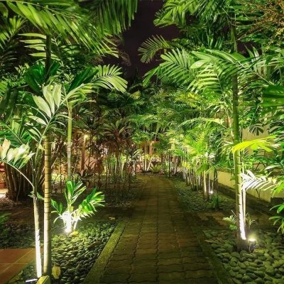 Oprawa gruntowa ogrodowa wbijana LED V-TAC solarna zestaw 2x1.2W IP65 VT-11031 3000K 90lm 3 lata gwarancji
