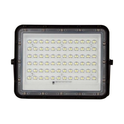 Projektor LED Solarny V-TAC 15W Pilot, AUTO, Timer, IP65 Czarny VT-120W 4000K 1200lm