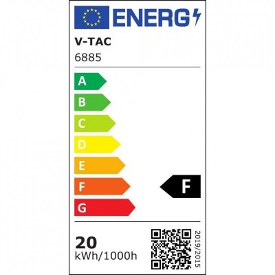 Oprawa Szynosystem SMART 48V V-TAC 20W LED CCT 30st SMART WiFi TRACKLIGHT Czarna VT-3621 2700K-6400K 2000lm 3 Lata Gwarancji
