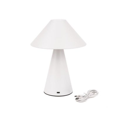 Lampka Biurkowa Nocna V-TAC 3W LED 24cm Ładowanie USB Ściemnianie Biała VT-1051 3000K-6000K 200lm