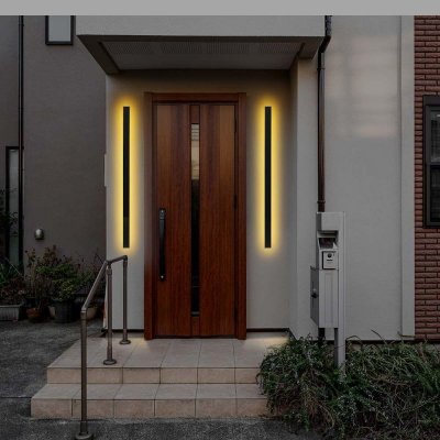 Oprawa ścienna elewacyjna LED linia V-TAC 23W IP65 antracyt 140cm VT-1178 4000K 3150lm