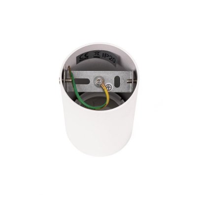Oprawa sufitowa V-TAC GU10 okrągła natynkowa tuba biała 65x100mm VT-1131 3 lata gwarancji