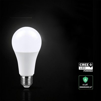 Żarówka LED V-TAC CREE CHIP 15W A65 E27 VT-2015 4000K 1521lm 6 lat gwarancji