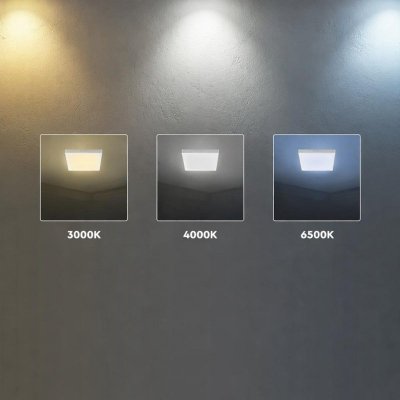 Panel natynkowy downlight V-TAC 12W LED CREE CHIP kwadrat 167x167mm VT-60012CCT 3000K-4000K-6500K 1320lm 6 lat gwarancji